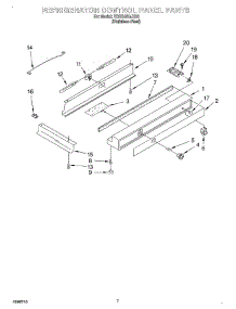 05 - Refrigerator Control Panel parts for Kitchenaid Refrigerator KSSS48QJX00 from AppliancePartsPros.com