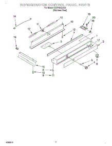 05 - Refrigerator Control Panel parts for Kitchenaid Refrigerator KSSP48QJS00 from AppliancePartsPros.com