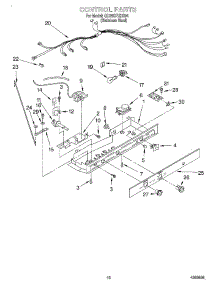 11 - Control parts for Whirlpool Refrigerator GD25SFXHS04 from AppliancePartsPros.com