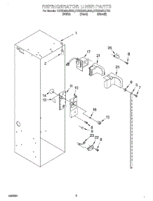 04 - Refrigerator Liner parts for Kitchenaid Refrigerator KSSS36QJB00 from AppliancePartsPros.com