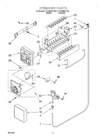 05 - Ice Maker parts for Whirlpool Refrigerator ET18MMXJT01 from AppliancePartsPros.com