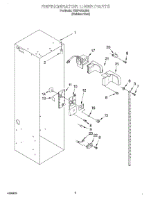 04 - Refrigerator Liner parts for Kitchenaid Refrigerator KSSP42QJS00 from AppliancePartsPros.com