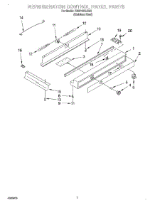 05 - Refrigerator Control Panel parts for Kitchenaid Refrigerator KSSP42QJS00 from AppliancePartsPros.com