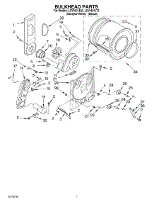 04 - Bulkhead parts for Whirlpool Dryer LGV4634JT2 from AppliancePartsPros.com