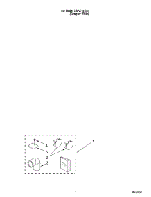 06 - Section parts for Whirlpool Dryer CSP2741KQ1 from AppliancePartsPros.com