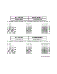 02 - Replacement Parts List parts for Ge Refrigerator GSA22KBMDFWW from AppliancePartsPros.com