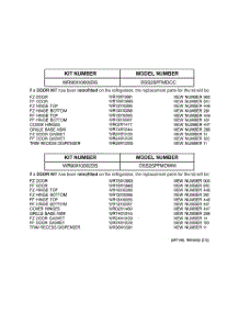 03 - Replacement Parts List parts for Ge Refrigerator DSS25PFMDCC from AppliancePartsPros.com