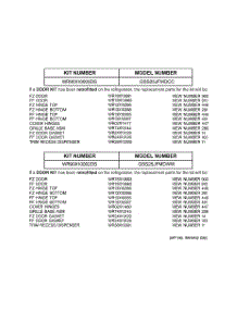 03 - Replacement Parts List parts for Ge Refrigerator GSS25JFMDCC from AppliancePartsPros.com