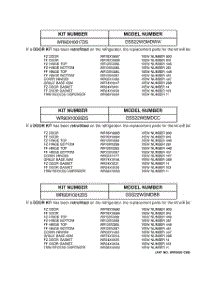 03 - Replacement Parts List parts for Ge Refrigerator GSS22WGMDBB from AppliancePartsPros.com
