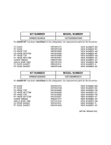 02 - Replacement Parts List parts for Ge Refrigerator GST20DBMDCC from AppliancePartsPros.com