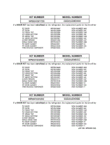 03 - Replacement Parts List parts for Ge Refrigerator GSS22JEMDWW from AppliancePartsPros.com