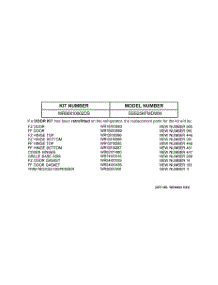 03 - Replacement Parts List parts for Ge Refrigerator SSS25KFMDWW from AppliancePartsPros.com