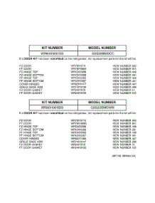 02 - Replacement Parts List parts for Ge Refrigerator GSS22IBMDWW from AppliancePartsPros.com
