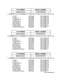 03 - Replacement Parts List parts for Ge Refrigerator GSS22KGMDWW from AppliancePartsPros.com