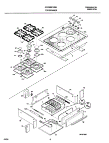 09 - Top  /  Drawer parts for Frigidaire Range FCS388CEBF from AppliancePartsPros.com