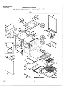 06 - Body parts for Frigidaire Range FGF379WJCA from AppliancePartsPros.com