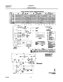 14 - 134122900 Wiring Diagram parts for Frigidaire Washer Dryer Combo FLSE60RGS1 from AppliancePartsPros.com