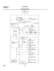 20 - Wiring Schematic parts for Frigidaire Refrigerator PLHS237ZAB6 from AppliancePartsPros.com