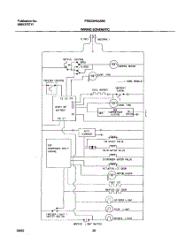 20 - Wiring Schematic parts for Frigidaire Refrigerator FRS23H5ASB5 from AppliancePartsPros.com