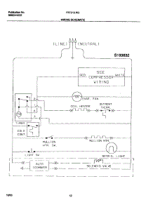 12 - Wiring Schematic parts for Frigidaire Refrigerator FRT21ILRGD4 from AppliancePartsPros.com