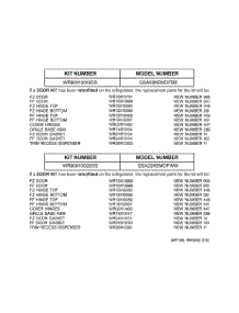 03 - Replacement Parts List parts for Ge Refrigerator GSA22KEMDFBB from AppliancePartsPros.com