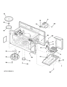 05 - Interior Parts (1) parts for Ge Microwave JVM1640CH001 from AppliancePartsPros.com