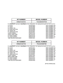 03 - Replacement Parts List parts for Ge Refrigerator PSA25MIMDFBB from AppliancePartsPros.com