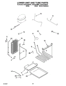 14 - Lower Unit And Tube Parts parts for Kitchenaid Refrigerator KSSO42QMW01 from AppliancePartsPros.com