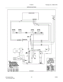 13 - Wiring Diagram` parts for Frigidaire Range FLF337AWH from AppliancePartsPros.com