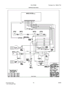13 - Wiring Diagram parts for Frigidaire Range CGLGF388DQE from AppliancePartsPros.com