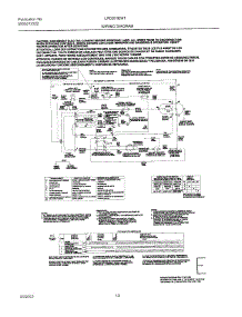 10 - Wiring Diagram parts for Frigidaire Dryer LFD301EW1 from AppliancePartsPros.com