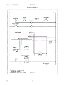 10 - Wiring Schematic parts for Frigidaire Range FEF361AWF from AppliancePartsPros.com