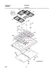 09 - Maintop parts for Frigidaire Range PLCF489CCC from AppliancePartsPros.com