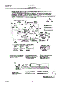 12 - Wiring Diagram parts for Frigidaire Dryer LFD301GW1 from AppliancePartsPros.com