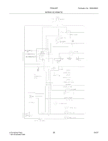 25 - Wiring Shematic parts for Frigidaire Refrigerator FRS6L9EFSS7 from AppliancePartsPros.com