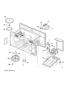 05 - Interior Parts (1) parts for Ge Microwave JVM1640SJ01 from AppliancePartsPros.com