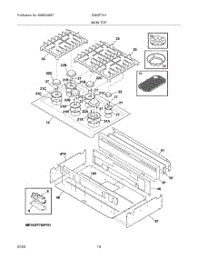 09 - Maintop parts for Electrolux Range E36GF76HPS2 from AppliancePartsPros.com