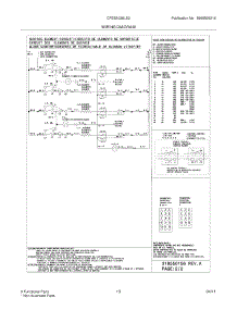 11 - Wiring Diagram parts for Frigidaire Range CFES3035LS2 from AppliancePartsPros.com