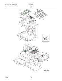 09 - Top / Drawer parts for Frigidaire Range GLGS389FQE from AppliancePartsPros.com