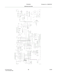 25 - Wiring Diagram parts for Frigidaire Refrigerator PHS6LE6HSB2 from AppliancePartsPros.com