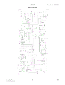 25 - Wiring Diagram parts for Frigidaire Refrigerator LESR26EFE4 from AppliancePartsPros.com