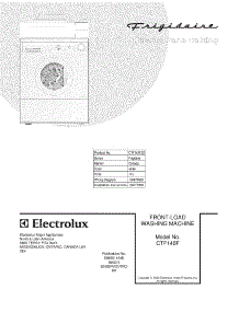 01 - Cover parts for Frigidaire Washer CTF140FS2 from AppliancePartsPros.com