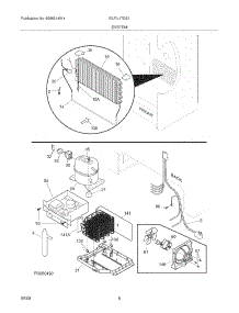 07 - System parts for Electrolux Freezer EILFU17GS1 from AppliancePartsPros.com