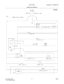 11 - Wiring Schematic parts for White Westinghouse Refrigerator WRT21MR7ASL from AppliancePartsPros.com