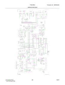 23 - Wiring Diagram parts for Frigidaire Refrigerator FRS3HR5HW5 from AppliancePartsPros.com
