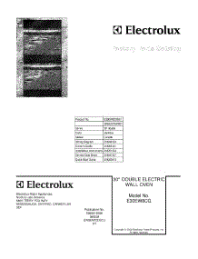 01 - Cover parts for Electrolux Oven E30EW8CGSS1 from AppliancePartsPros.com