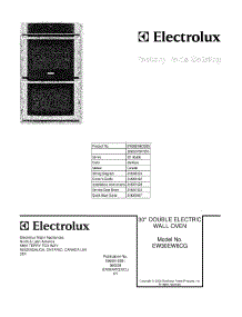 01 - Cover parts for Electrolux Oven EW30EW6CGS3 from AppliancePartsPros.com
