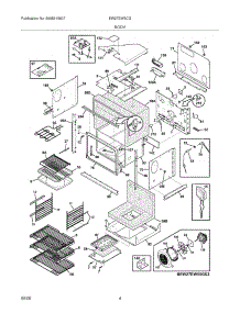 05 - Body parts for Electrolux Oven EW27EW5CGS2 from AppliancePartsPros.com