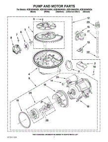 06 - Pump And Motor Parts parts for Amana Dishwasher ADB1600AWD4 / from AppliancePartsPros.com