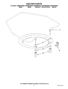 08 - Heater Parts parts for Amana Dishwasher ADB1600AWB4 / from AppliancePartsPros.com